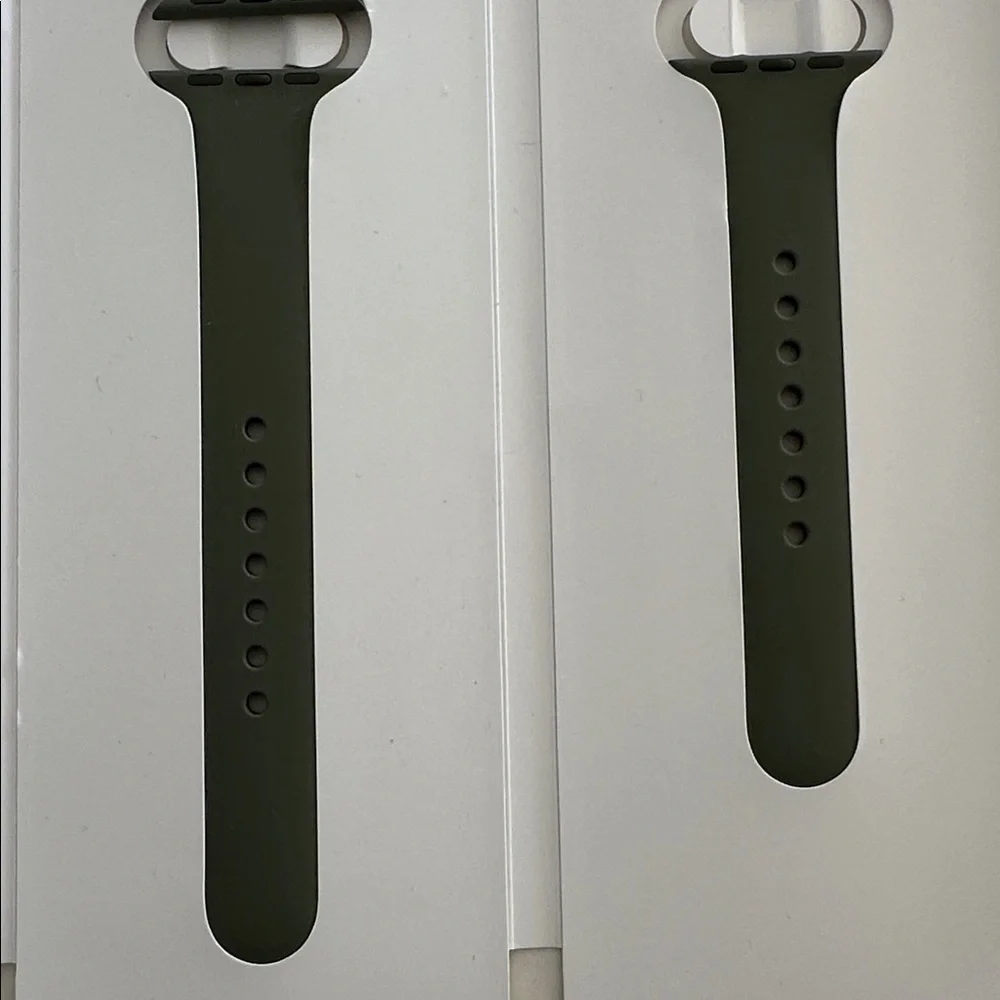 Green Apple Watch Silicone Sport Band